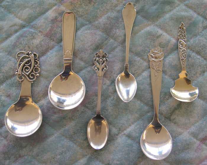 small scandinavian silver spoons arts and crafts