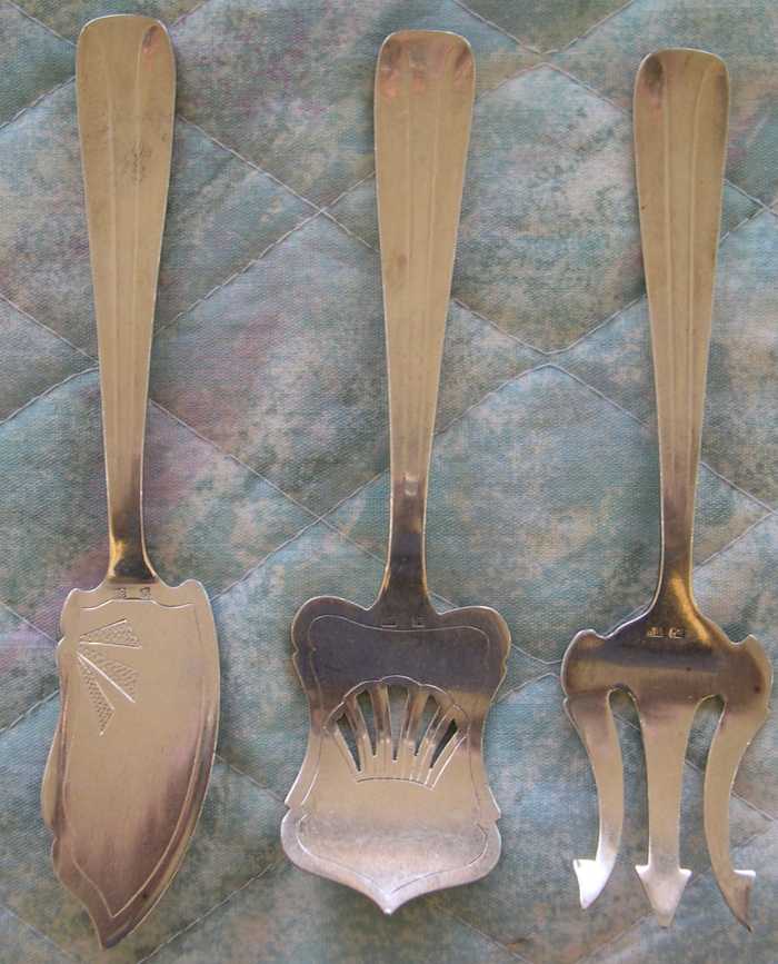 skyline style arts crafts silver flatware