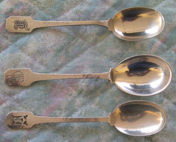 arts crafts silver spoons shreve san francisco