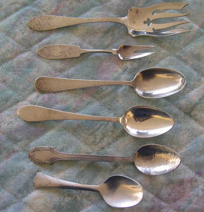 arts and crafts silver flatware