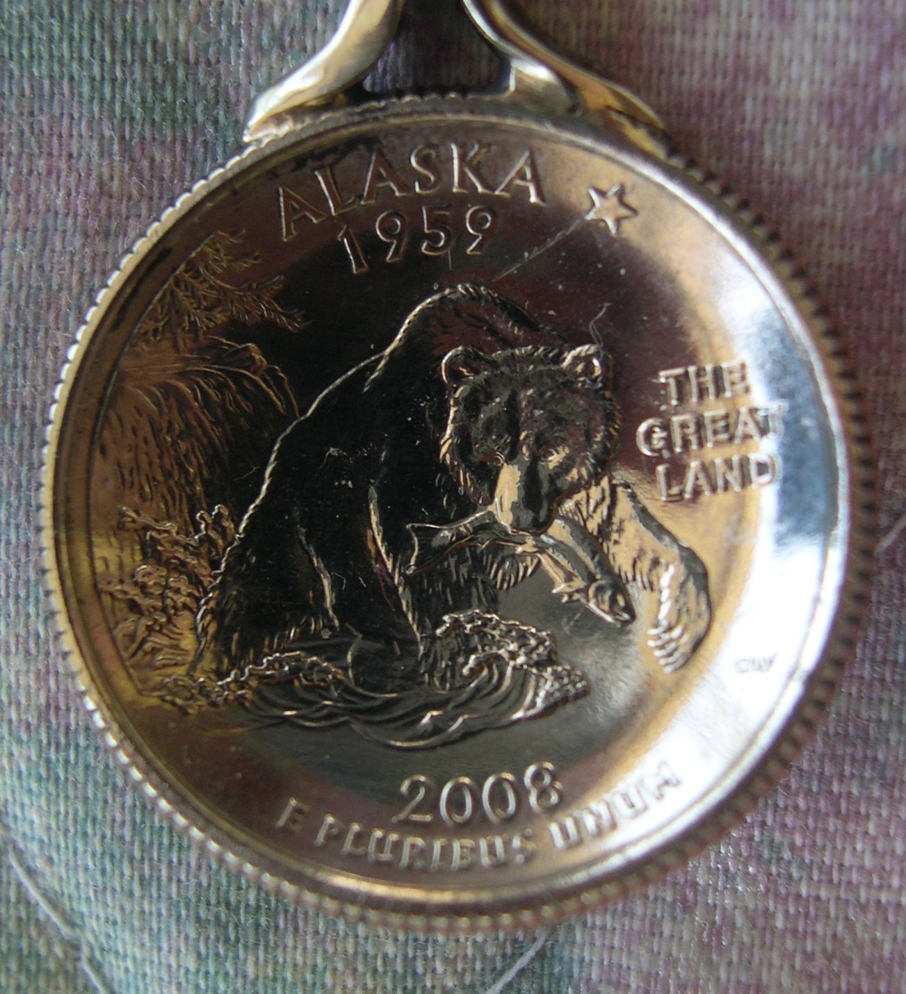 alaska quarter spoon