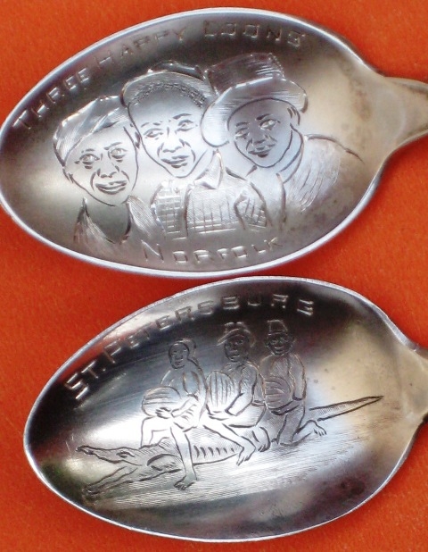 spoon with blacks and alligator