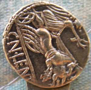 coin spoon ancient roman