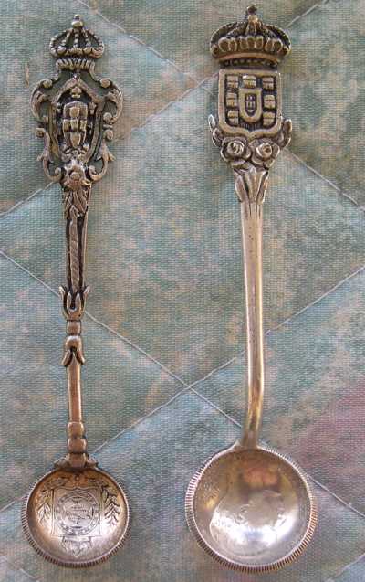 Brazil silver coin spoons