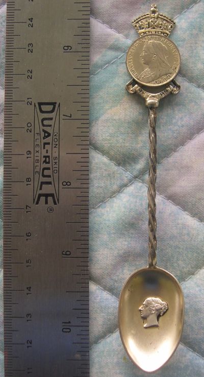 British Victoria penny spoon 1897