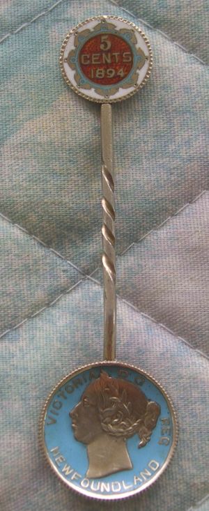 newfoundland canada coin spoon