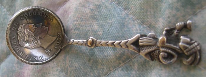 columbian 50 centavo spoon
