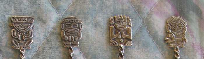 columbian spoon god finials