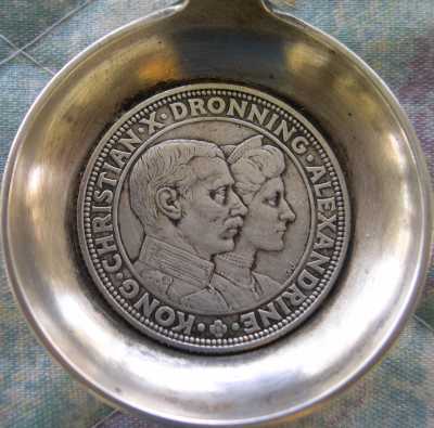 denmark, coin silver spoon