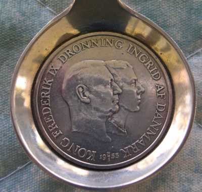 denmark coin silver spoon