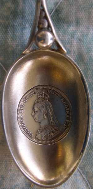 coin spoon british victoria