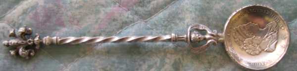 old european coin spoon