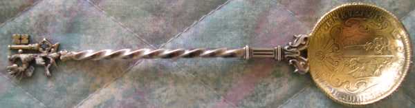 old swiss coin spoon