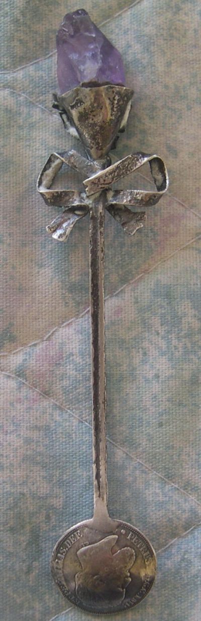 brazil gem coin spoon