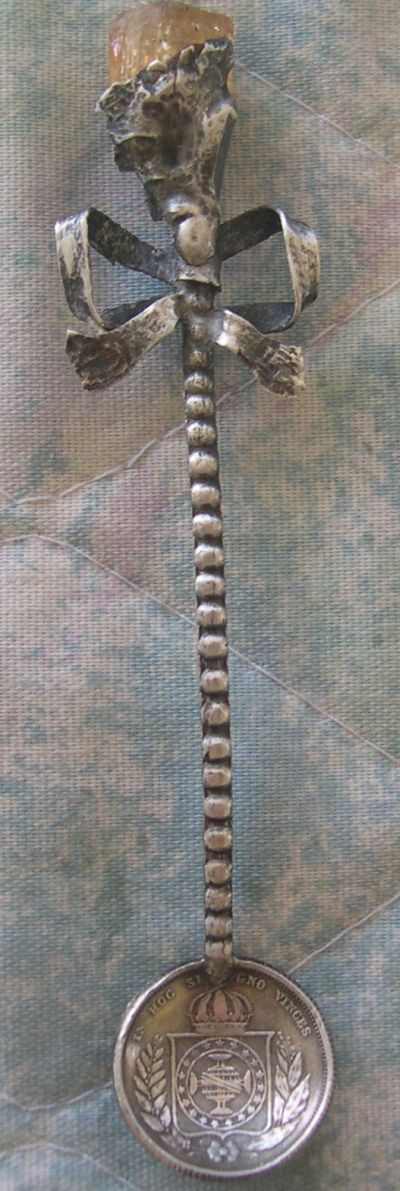 brazil citrine spoon gem coin