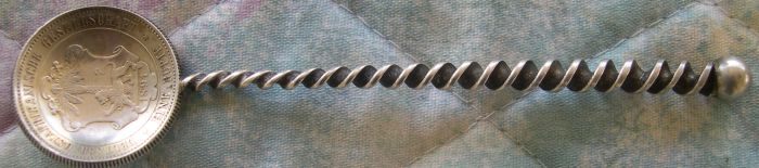 East German African coin spoon
