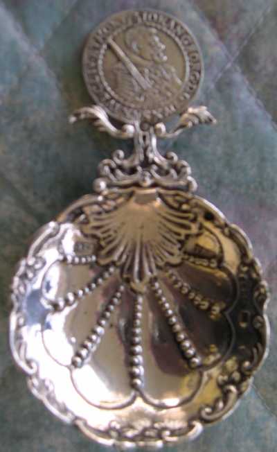 german caddy spoon coin