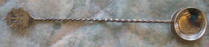 haiti coin spoon 20 centimes