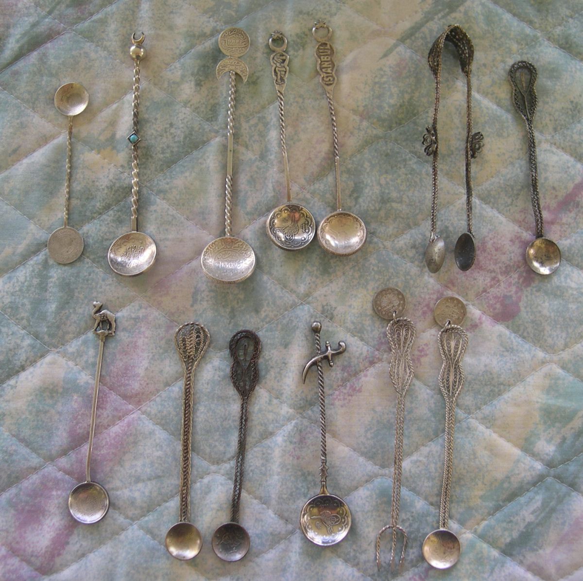 islamic coin spoons