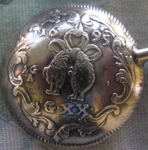 carolus 11 coin spoon
