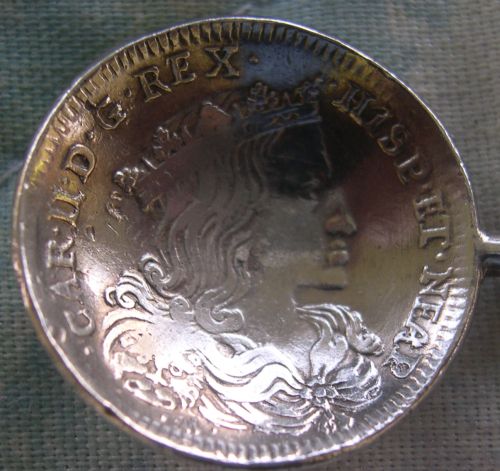 carolus 11 coin spoon