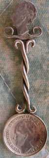 tiny netherland coin spoon 10 cent