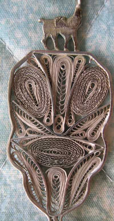 spoon filigree detail silver peru