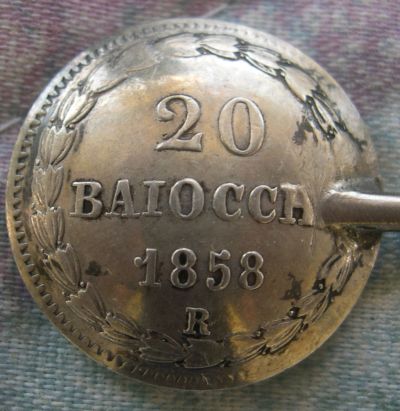 pius ix coin spoon