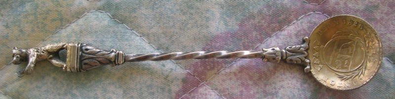 Swiss  5 batzen spoon