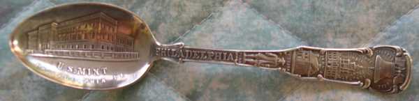coin spoon philadelphia mint