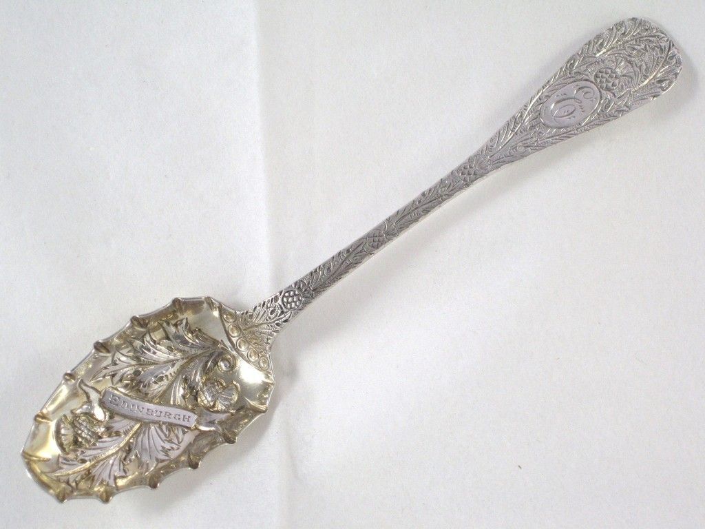 edinburgh souvenir spoon old