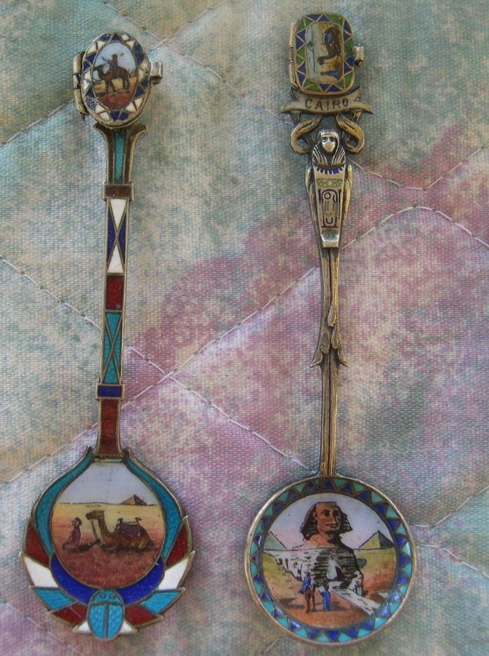 egyptian basket  spoons