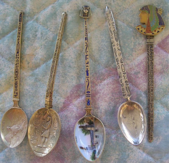 Egyptian obelisk spoons