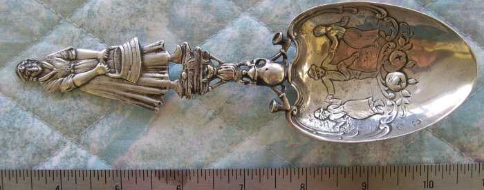spoon dutch woman basket dancing
