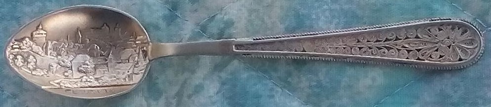 german nuremburg filigree spoon