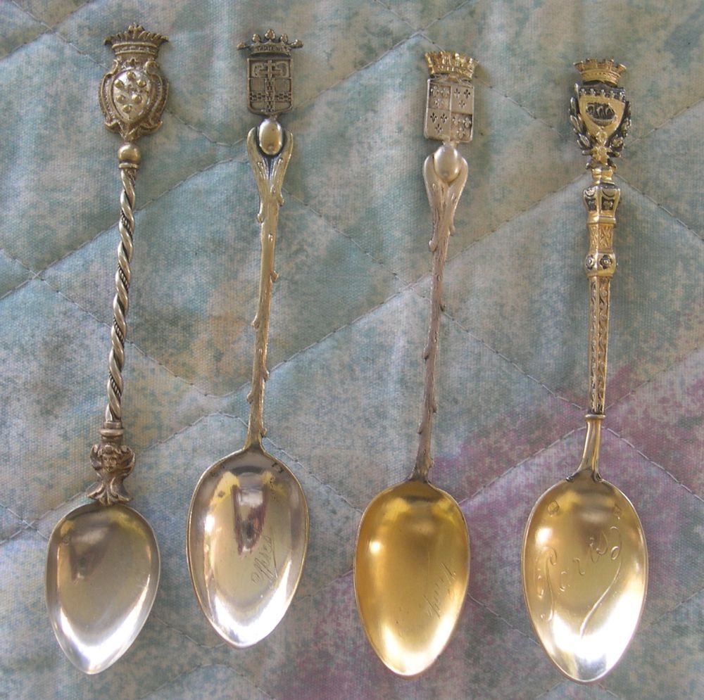 france french souvenir spoons