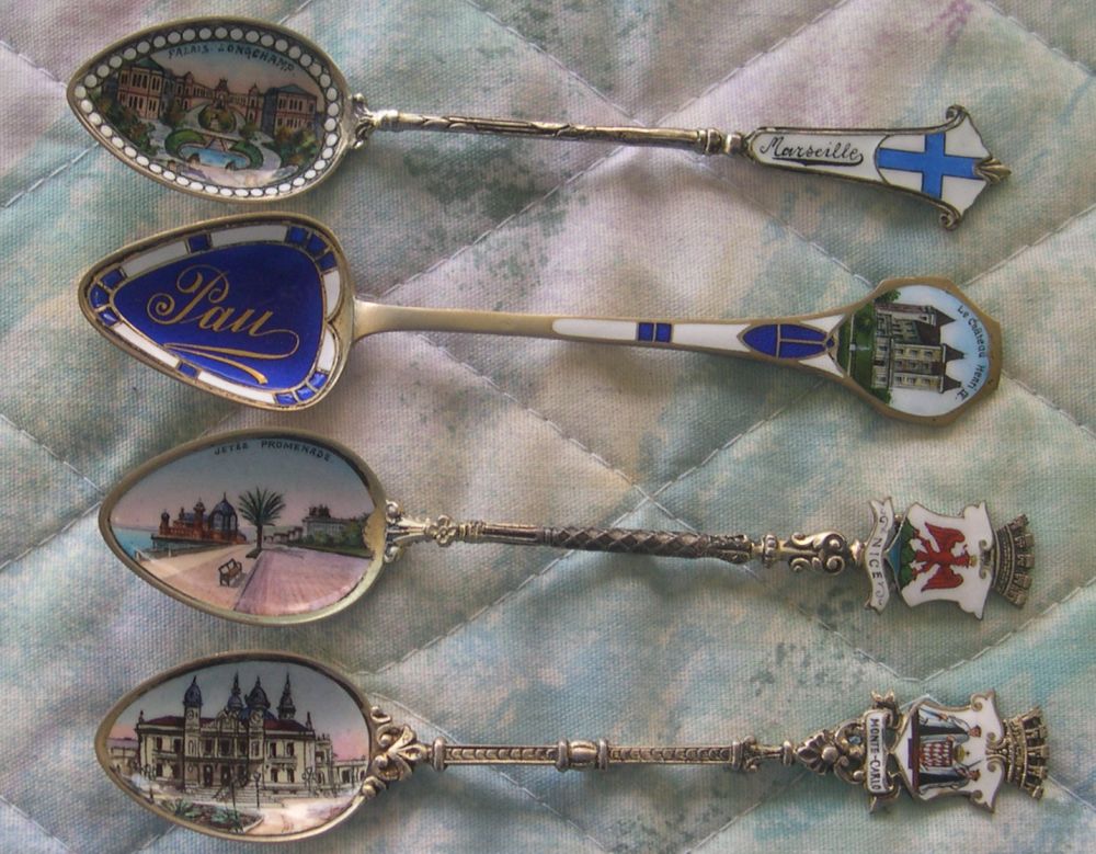 French souvenir spoons