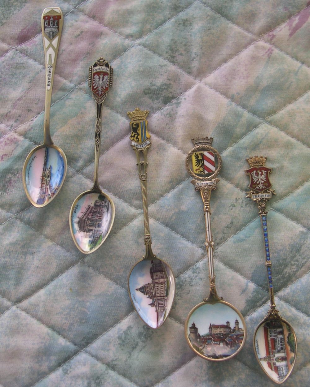 German souvenir spoons