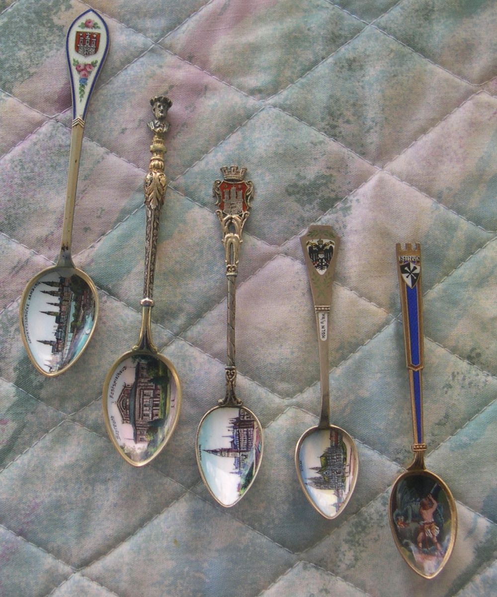 German souvenir spoons