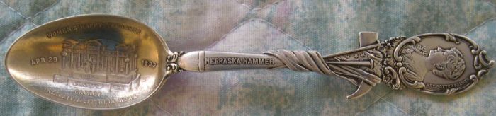 nebraska hammer spoon columbian expo palmer