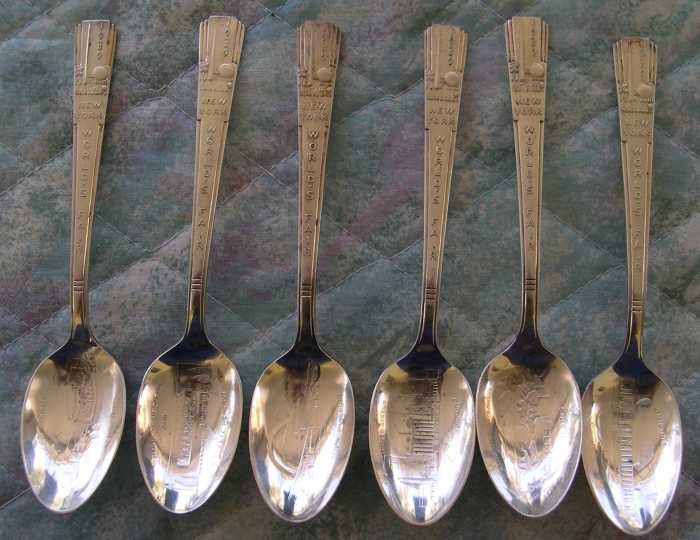 new york world fair spoons souvenirs 1939