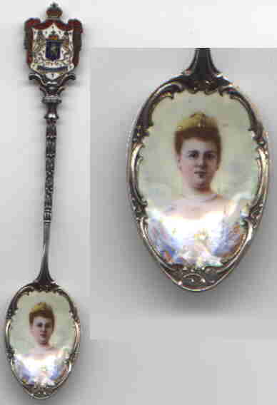 queen wilhelmina spoon