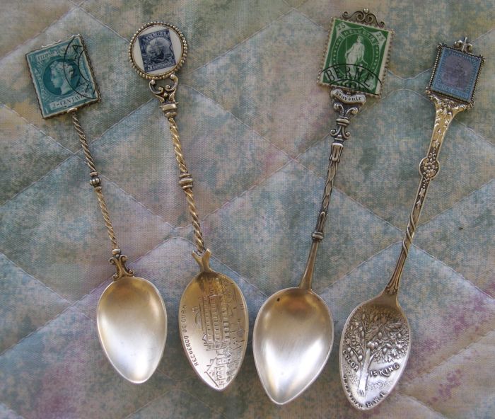 stamps on spoons