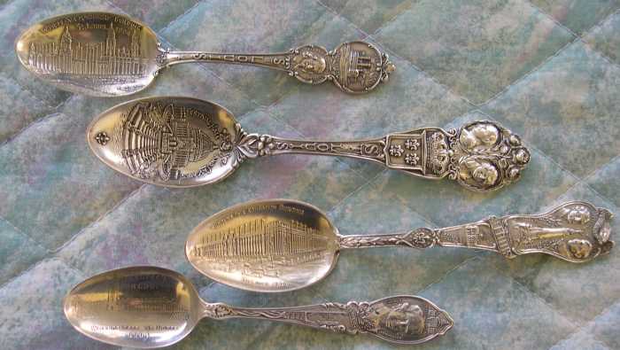 souvenir spoons louisiana purchase exposition