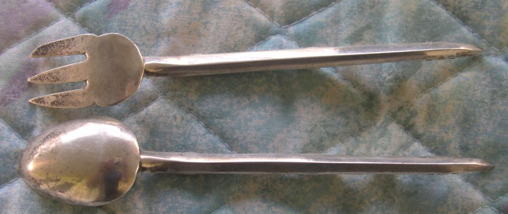algeria tunisia spoon fork silver