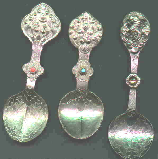 tibetan tsog spoons