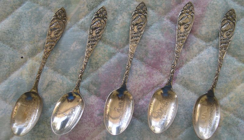 Spanish American war battleship spoons