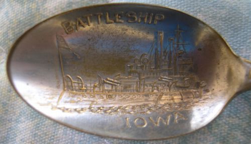 battleship iowa spoon