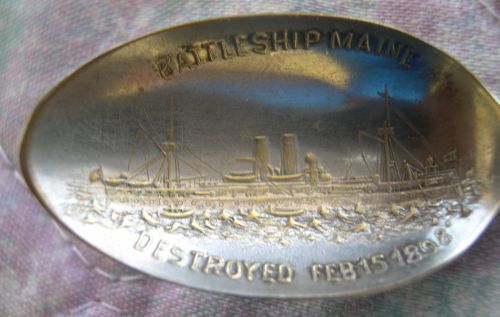 Maine battleship spoon