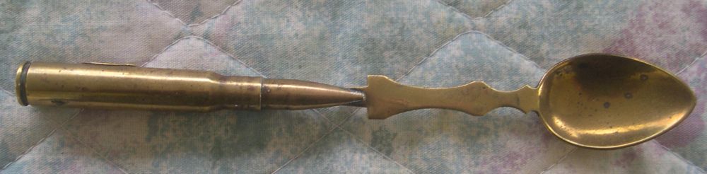 gun cartridge spoon